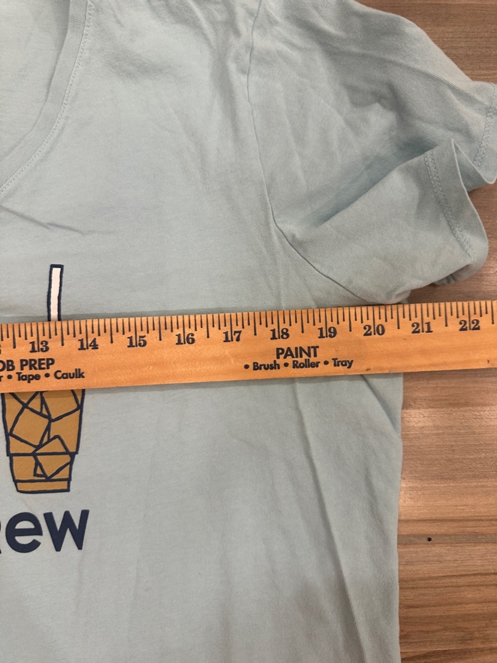 Life Is Good Light Blue Crusher-Lite Women’s Tee with Subtle Logo Print - Picture 6 of 7